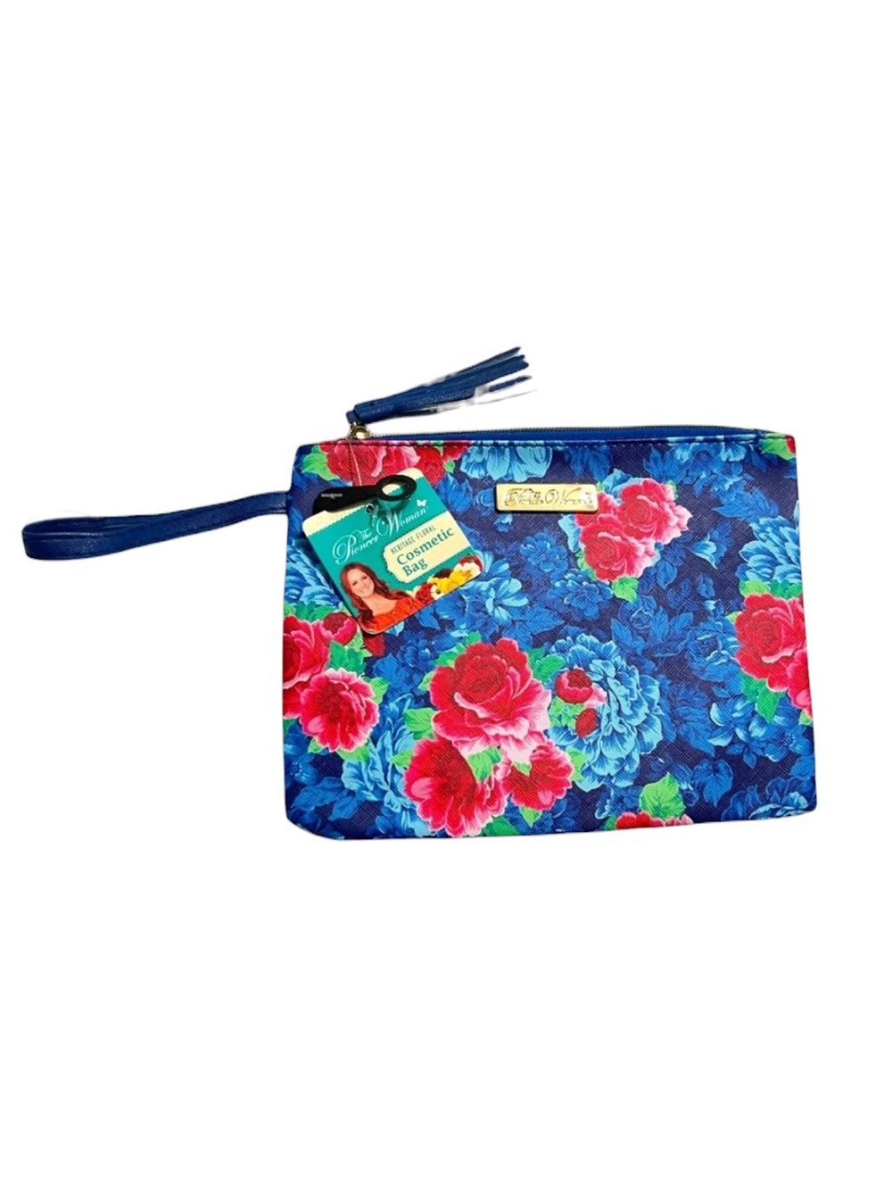 The Pioneer Women Heritage Floral Wristlet Cosmetic Bag